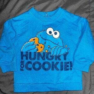 Sesame Street 2020 Blue Cookie‎ Monster Infant Sweatshirt